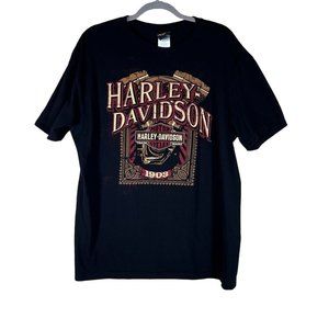 Harley Davidson Graphic T-shirt Size XL Black Boswell's Music City TN 2013 Biker